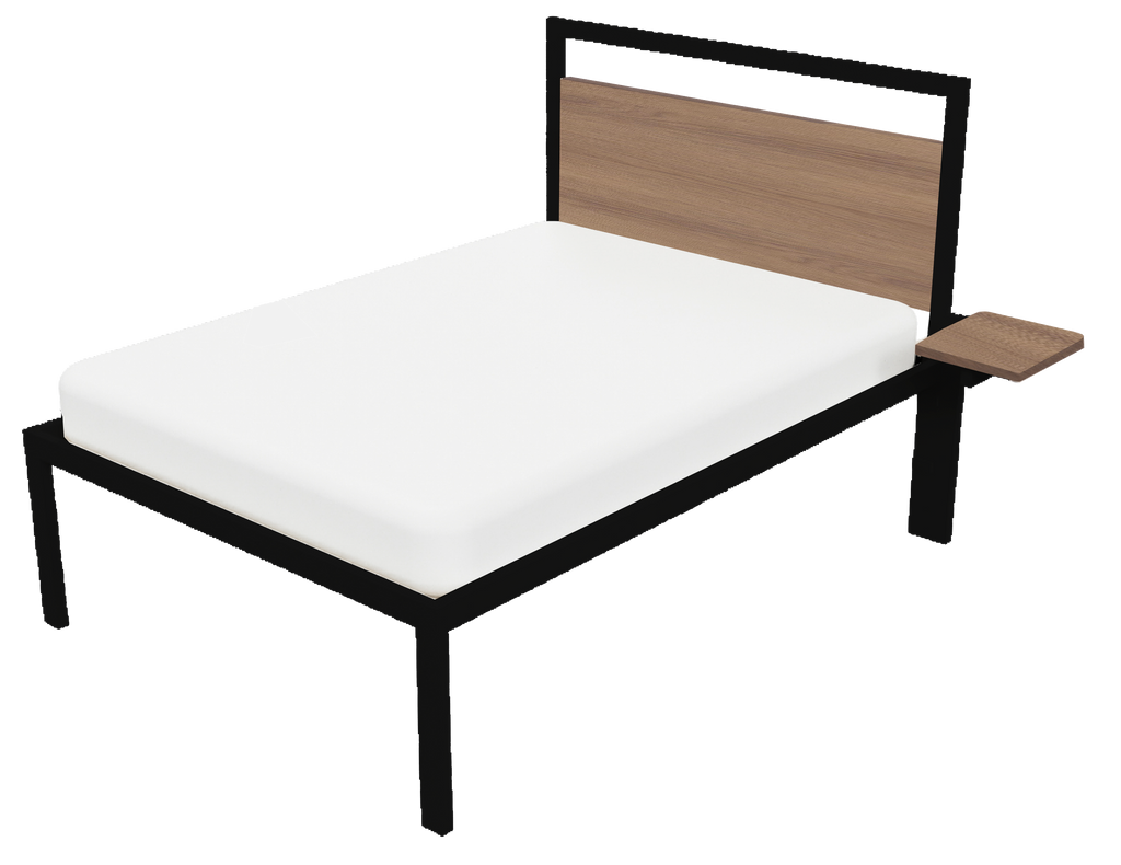 METTA BEDFRAME WITH HEADBOARD & NIGHTSTAND