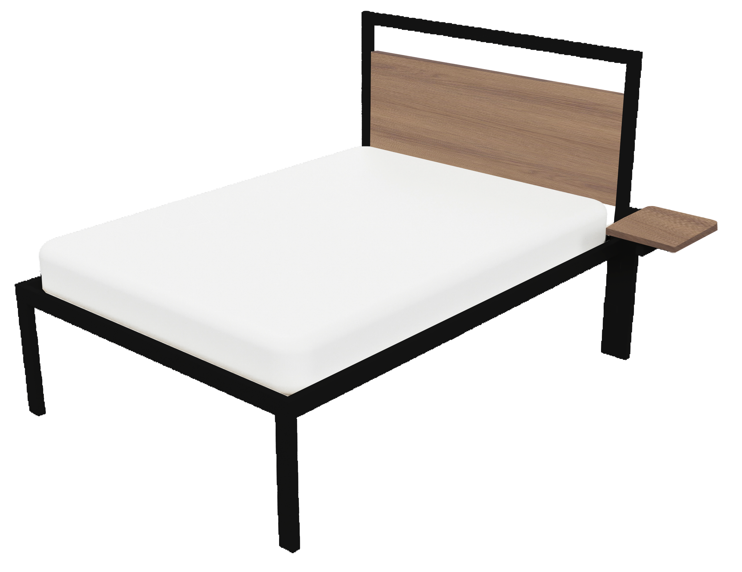 METTA BEDFRAME WITH HEADBOARD & NIGHTSTAND
