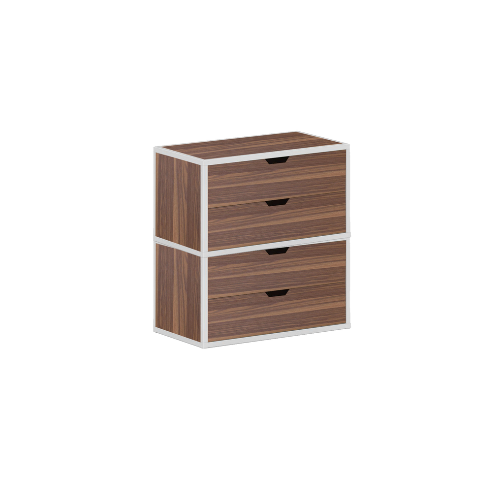 METTA 2-DRAWER STACKABLE CHEST
