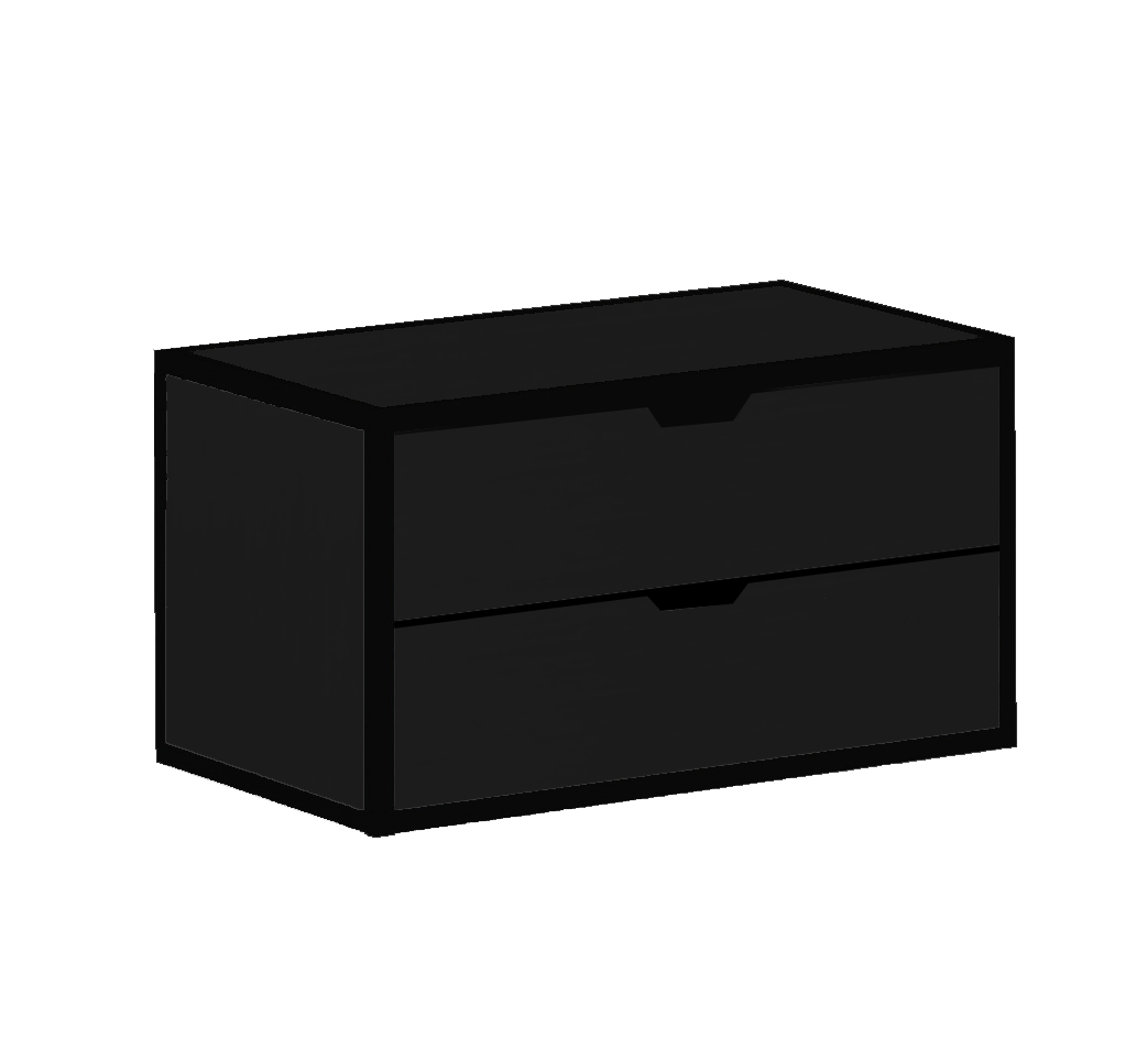 METTA 2-DRAWER STACKABLE CHEST