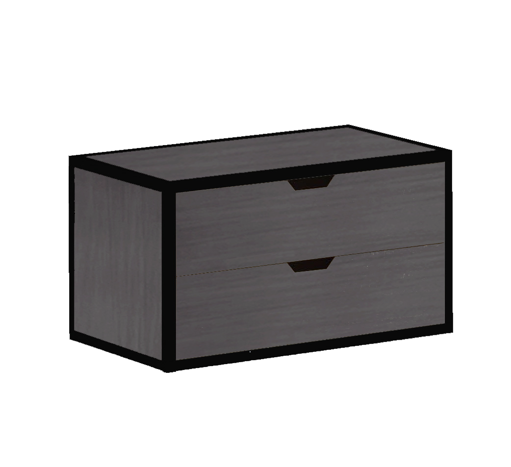METTA 2-DRAWER STACKABLE CHEST