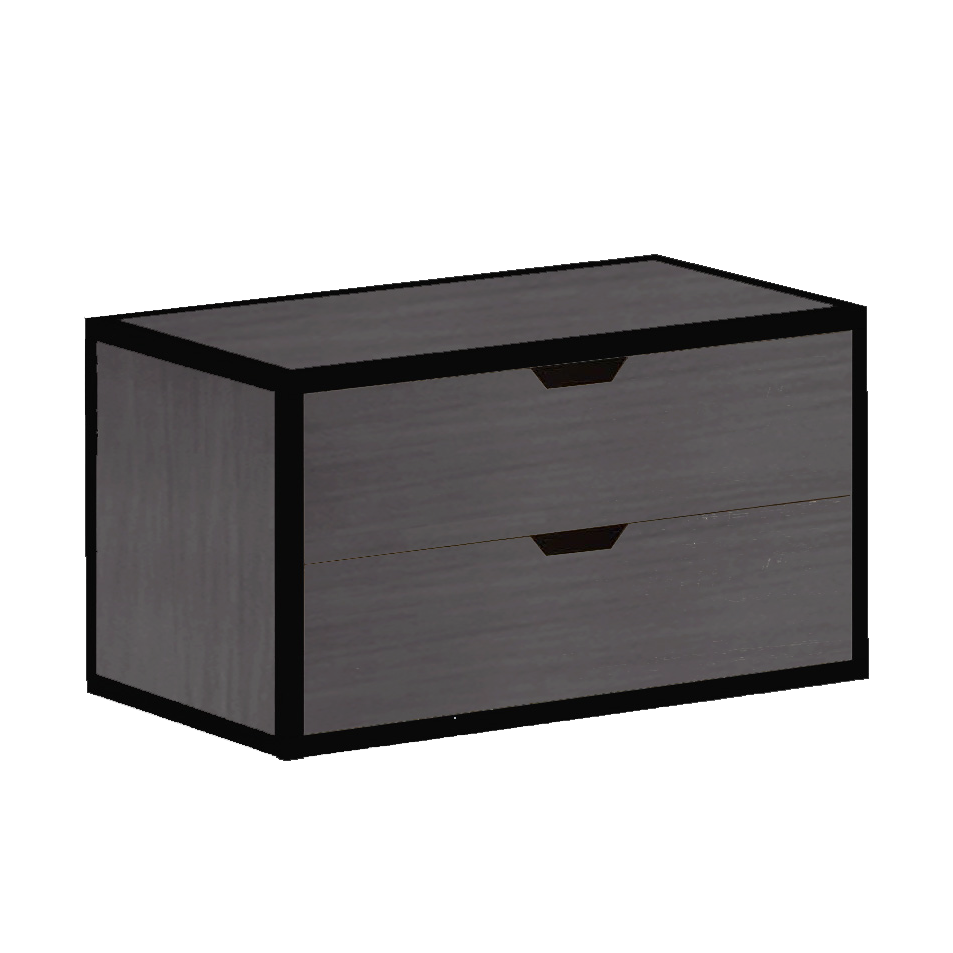 METTA 2-DRAWER STACKABLE CHEST