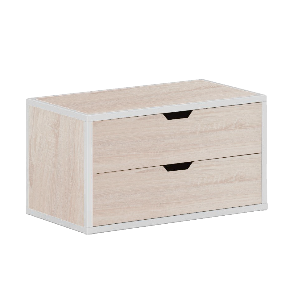 METTA 2-DRAWER STACKABLE CHEST