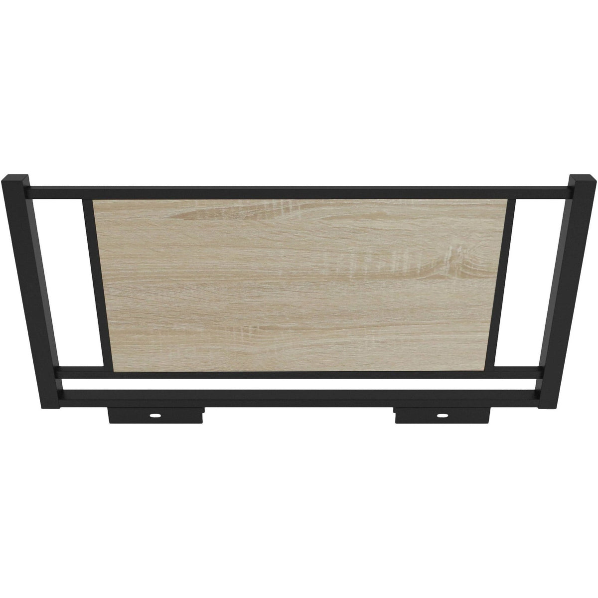 Austin light beige wood-grain headboard flat lay detail