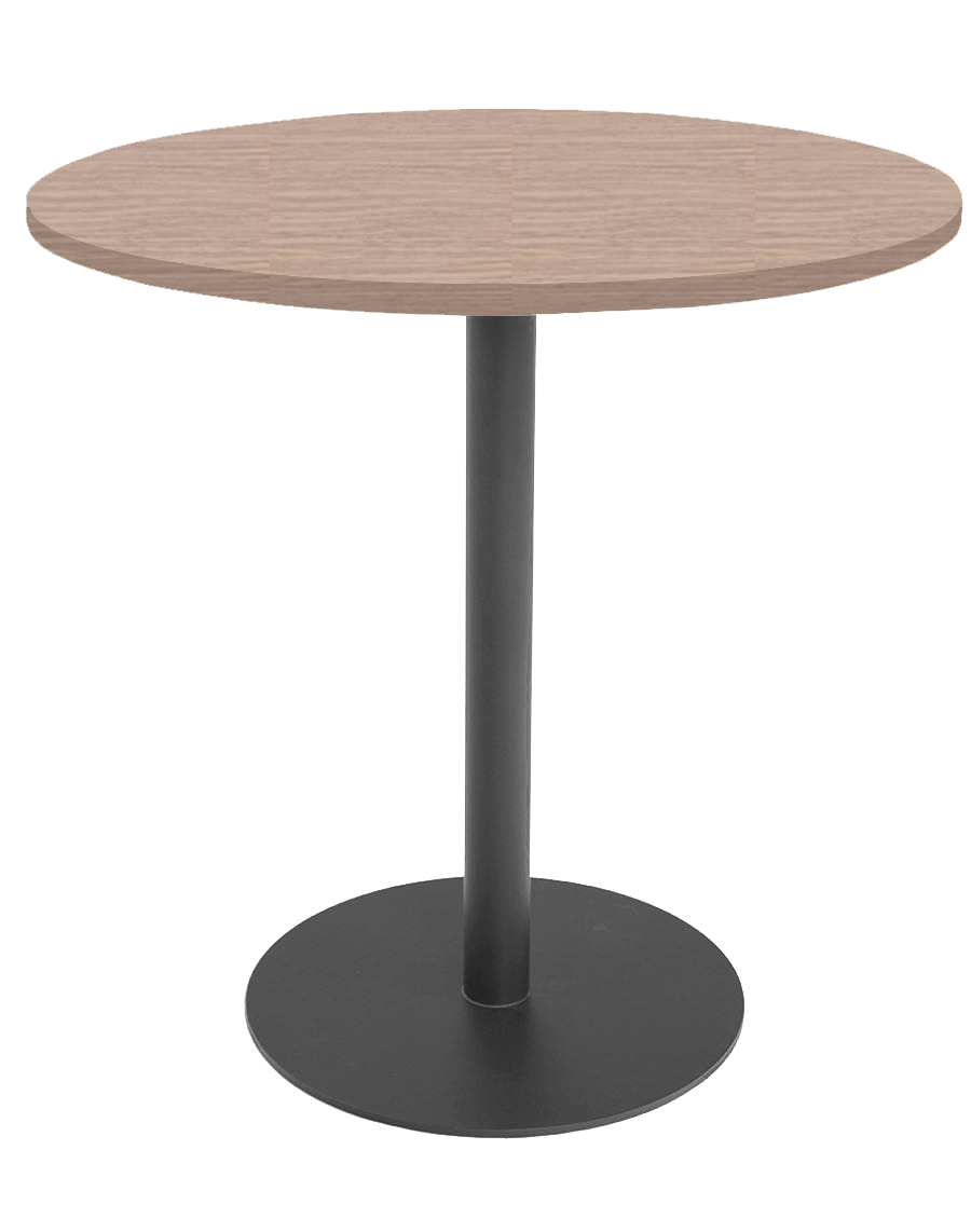 DT37-2230-LP14-PC01 / PACIFIC CIRCULAR DINING TABLE, DT37 / AH Ash Laminate / Black
