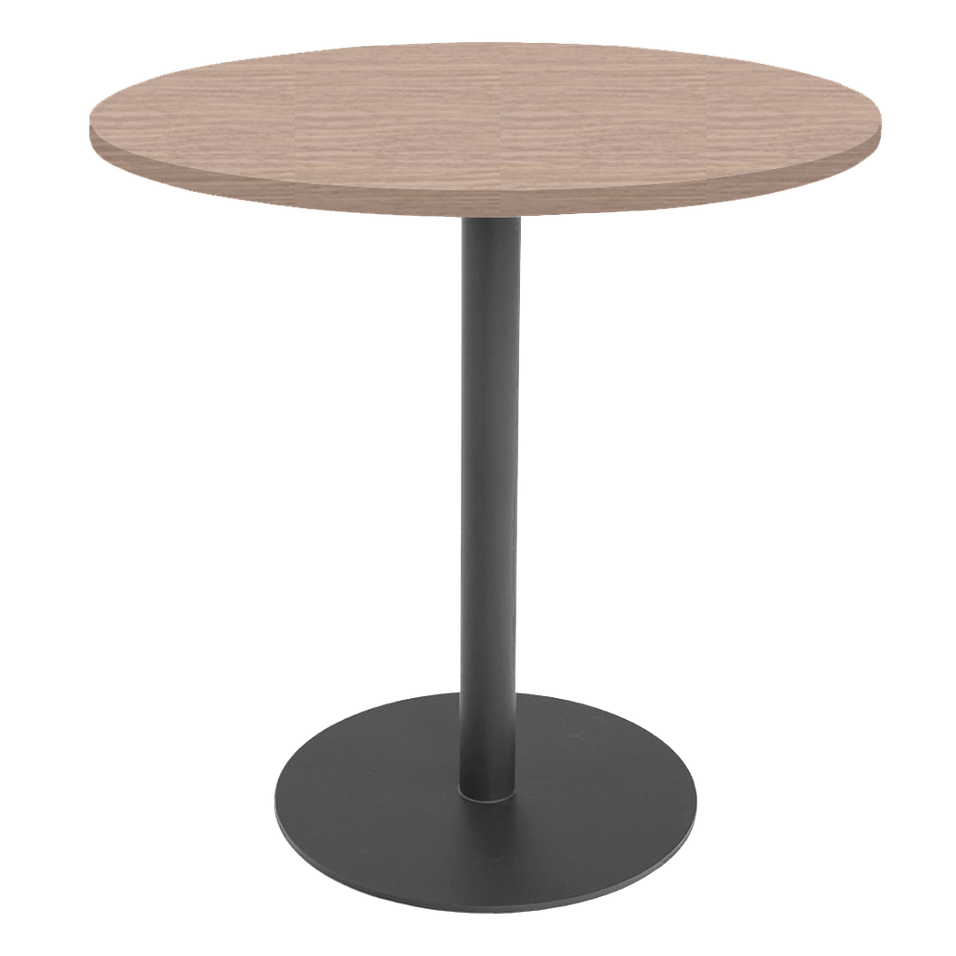 DT37-2230-LP14-PC01 / PACIFIC CIRCULAR DINING TABLE, DT37 / AH Ash Laminate / Black