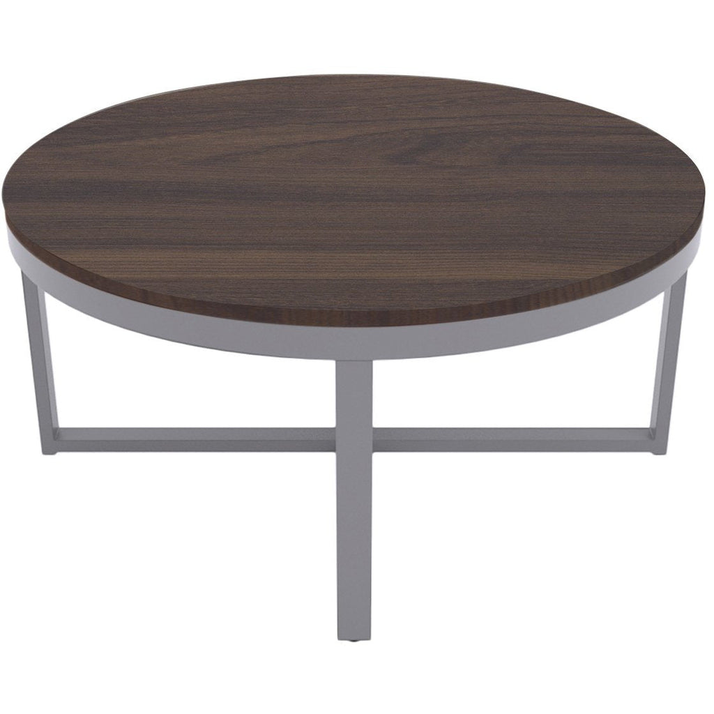 CT06-363617-LP02-PC02 / ALPHA COFFEE TABLE / Espresso Laminate/Platinum