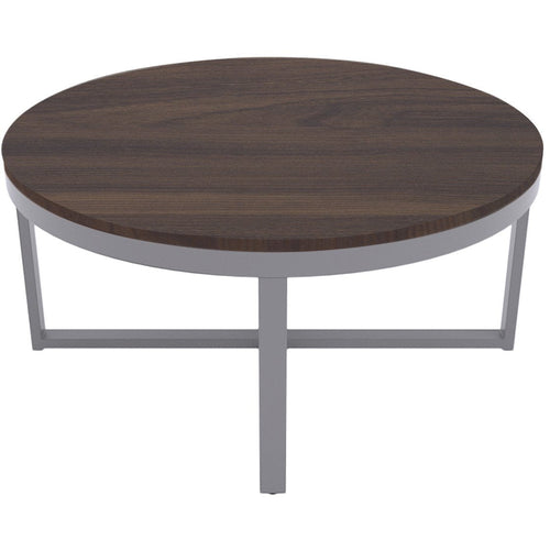 CT06-363617-LP02-PC02 / ALPHA COFFEE TABLE / Espresso Laminate/Platinum