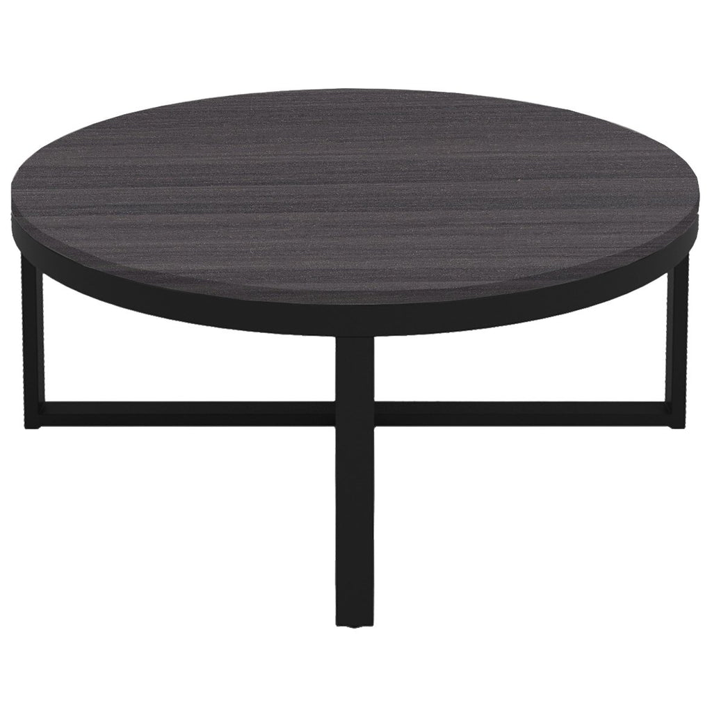 CT06-363617-LP01-PC01 / ALPHA COFFEE TABLE / Concrete Laminate/Black