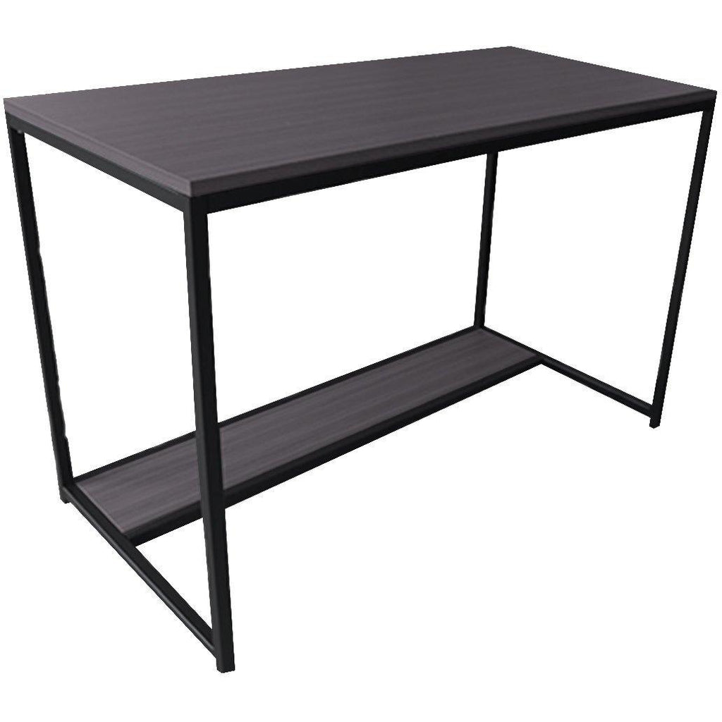 DK02-452230-LP01-PC01 / AUSTIN DESK / Concrete Laminate/Black