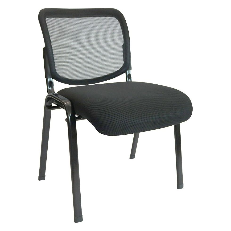 CH06-191936-MS03-PC01 / AUSTIN DESK CHAIR / Black Mesh Fabric/Black