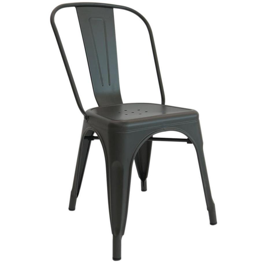 CH03-201833-PC06 / AUSTIN DINING CHAIR / Grey Steel