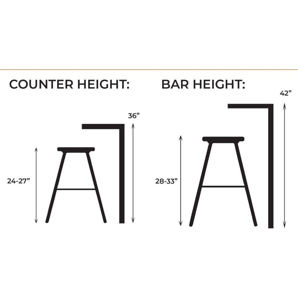 BS01-171726-PC01 / AUSTIN STOOL / Black Steel