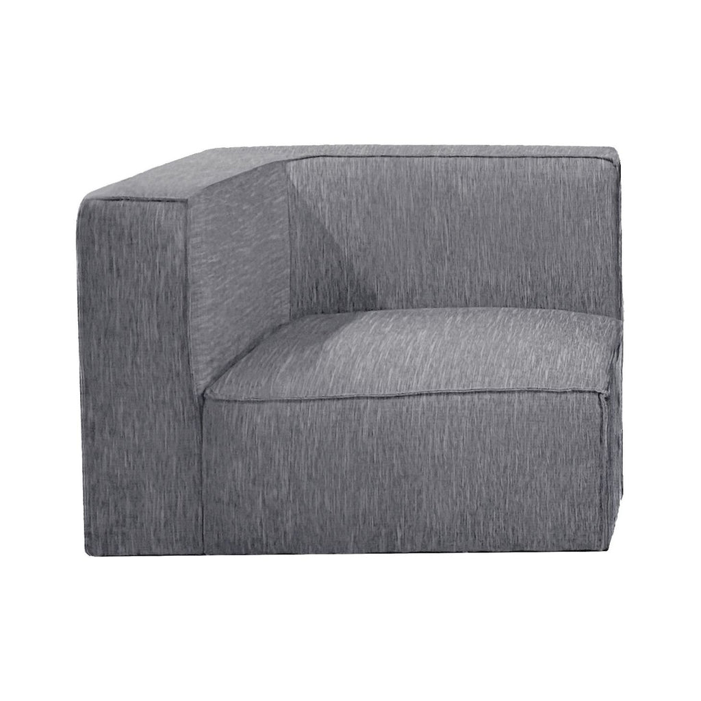 LS01-423432-FB04 / VENICE LEFT SEATER / Lux Heather Fabric