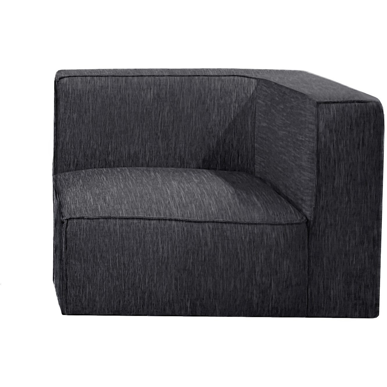 RS01-423432-FB01 / VENICE RIGHT SEATER / Charcoal Fabric